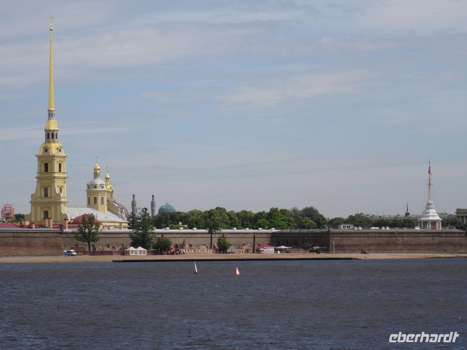 Blick auf die Peter-und Paul-Festung