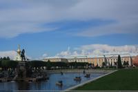 Neptun-Fontäne im Oberen Garten des Peterhofs