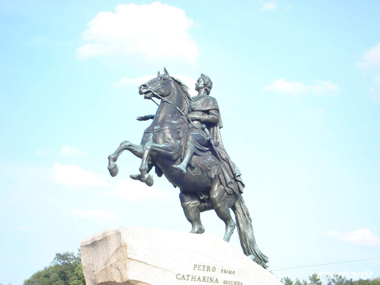 St. Petersburg: Denkmal für Peter I. von Katharina II.