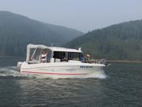 Bootsfahrt auf dem Jenissei