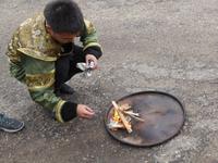 burjatische Begrüßung