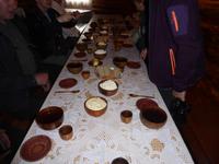 burjatische Speisen und Tee