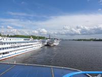 Rußland, Moskau, Flußbahnhof