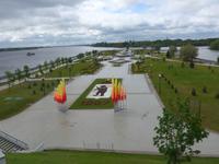 Rußland, Jaroslawl, Landzunge mit Wappen