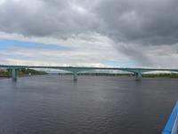 Rußland, Wolgabrücke bei Jaroslawl