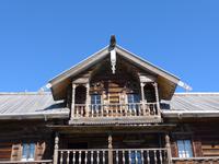 Rußland, Insel Kishi im Onega See, Bauernhaus