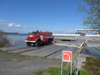 Rußland, Insel Kishi im Onega See, Inselfeuerwehr