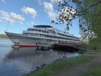 Rußland, Mandrogi, unser Schiff