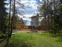 Rußland, Mandrogi, Neubau Wodka Museum