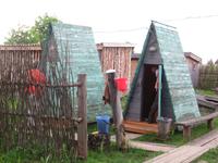 Martinowo, bäuerliche Toilettenhäuschen