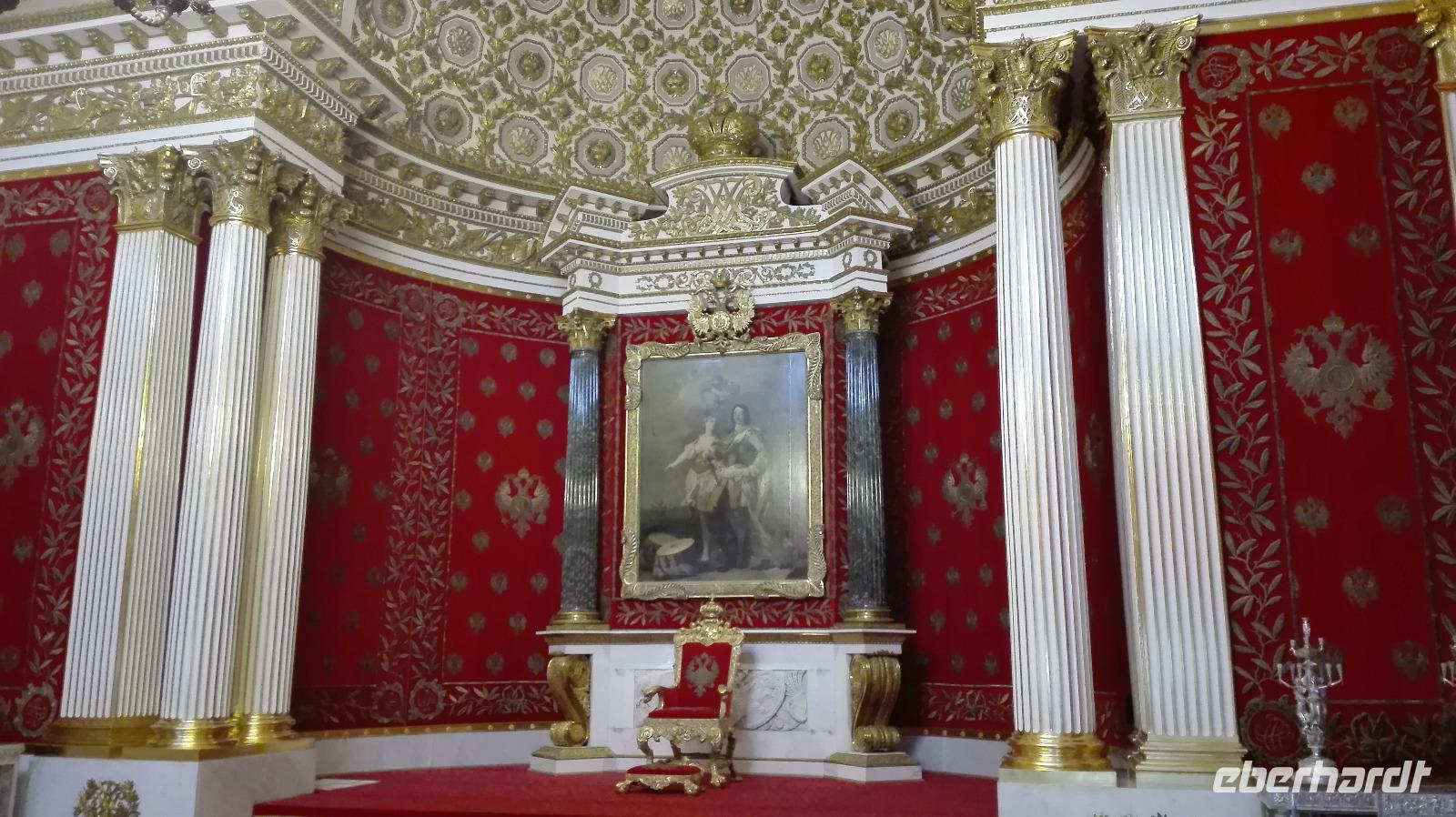 Zarenthron im Kleinen Thronsaal