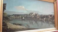 Blick auf Pirna vom rechten Ufer der Elbe aus gesehen, Bernardo (Canaletto) Belotto
