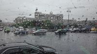 Regen in St. Petersburg
