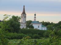 Susdal bei Sonnenuntergang