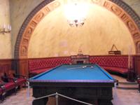 Unschwer zu erkennen - das Billardzimmer