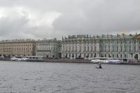 St. Petersburg - Winterpalast/Eremitage von der Newa-Seite aus