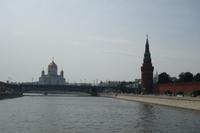 Bootsfahrt auf der Moskwa