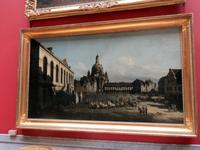 Eremitage Gemälde zeigt Neumarkt Dresden