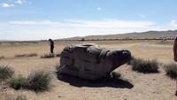Mongolei, steinerne Schildkröte beim Kloster Erdene Zuu