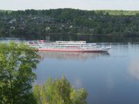 Wolgaschifffahrt in Pljos