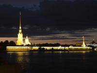 Lichterfahrt, Blick auf die Peter&Paul Festung