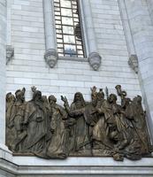 Moskau: An der Erlöser-Kathedrale 