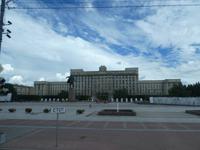 Moskauer Platz mit der Lenin Statue