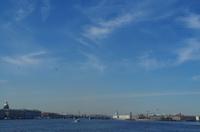 Blick auf die Newa aus der Eremitage