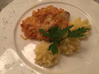 Hauptgericht Fisch überbacken