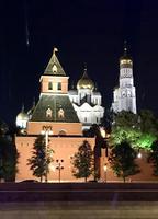 Moskau: Der Kreml bei Nacht