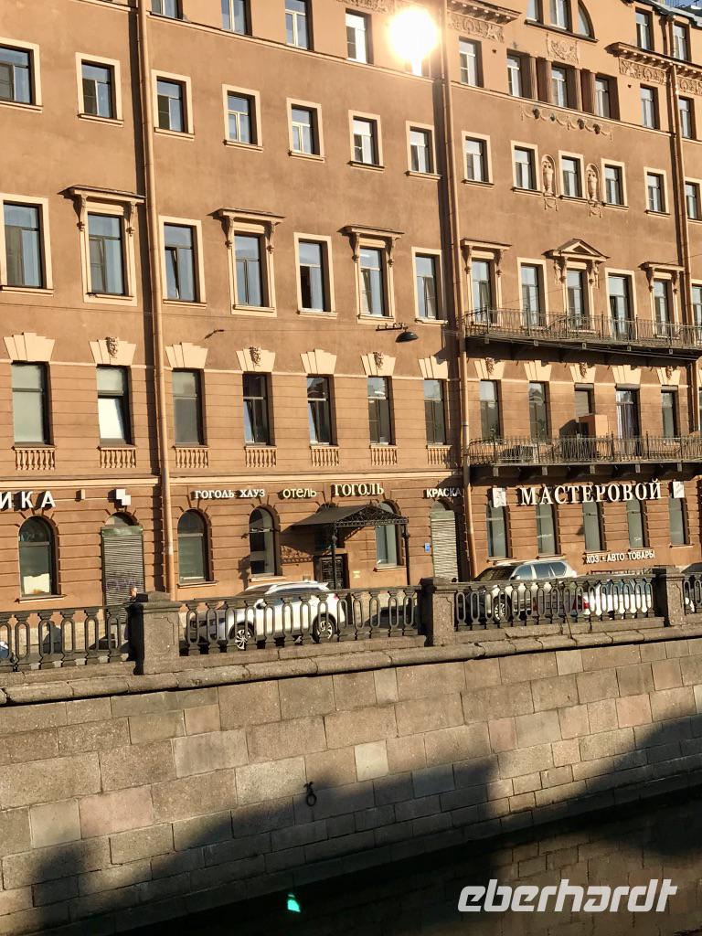 St. Petersburg: Das Hotel Gogol am Gribojedow-Kanal