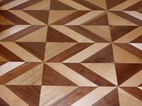 Fußbodengestaltung.