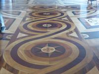 Fußbodengestaltung.