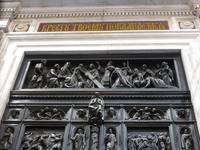 Detail der großen Westtür.