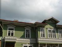 Russisches Holzhaus.