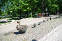 Geschenk von Laura Busch den Moskauer Kindern