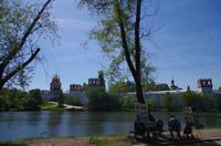 Teich vor dem Neujungfrauenkloster in Moskau