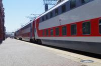 der Zug Moskau - Kasan