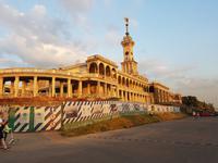 Moskau, Flusshafen Gebäude