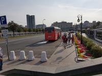 Moskau, beim Hotel Ukraine