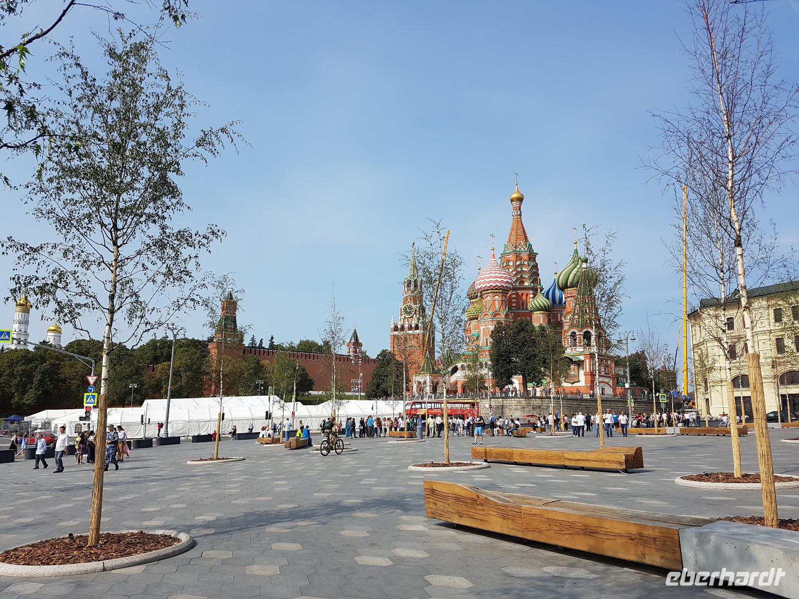 Moskau, am Roten Platz