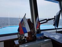 MS Rachmaninov, auf der Brücke