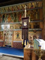 Wolga Kreuzfahrt, Insel Kishi, Ikonenwand in der Winterkirche