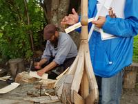 Wolga Kreuzfahrt, Insel Kishi, Schindelmacher