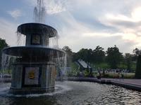 St. Petersburg, Peterhof, römische Kaskade und Schachbrettkaskade