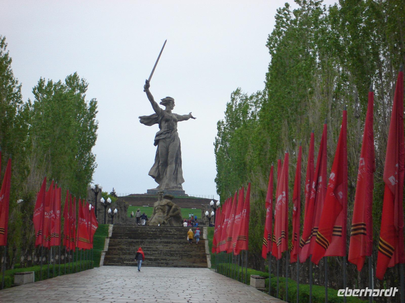 Wolgograd: Mamajew-Hügel: Mutter Heimat