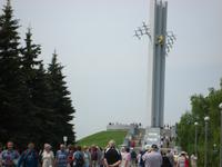 Saratow: Sieges-Denkmal „Kraniche“