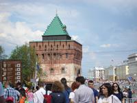 Nishni Nowgorod: Fußgängerzone mit Kreml