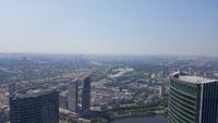 Moskau, Moscow City, Blick vom Federation Tower