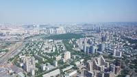 Moskau, Moscow City, Blick vom Federation Tower